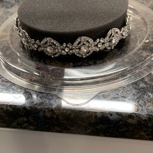 Silver Art Deco Headband/Tiara